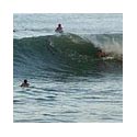Kahului Harbor surfing on Maui north central coast