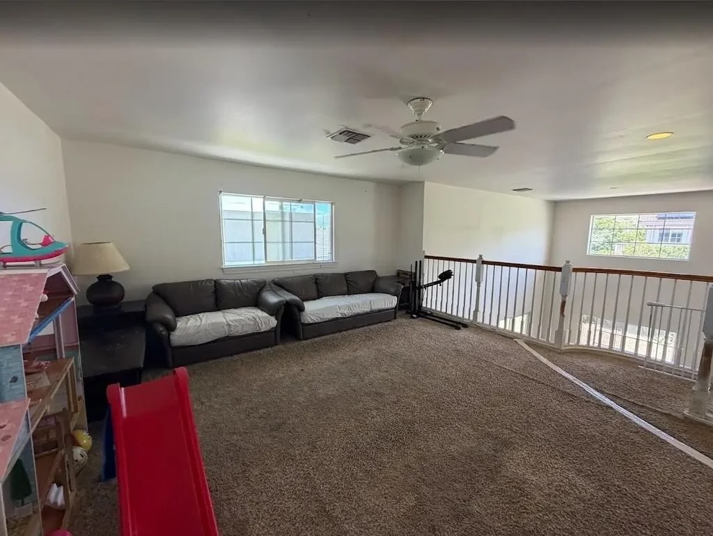 One of six bedrooms inside the spacious Maui Lani residence at 10 Kamaiki Circle