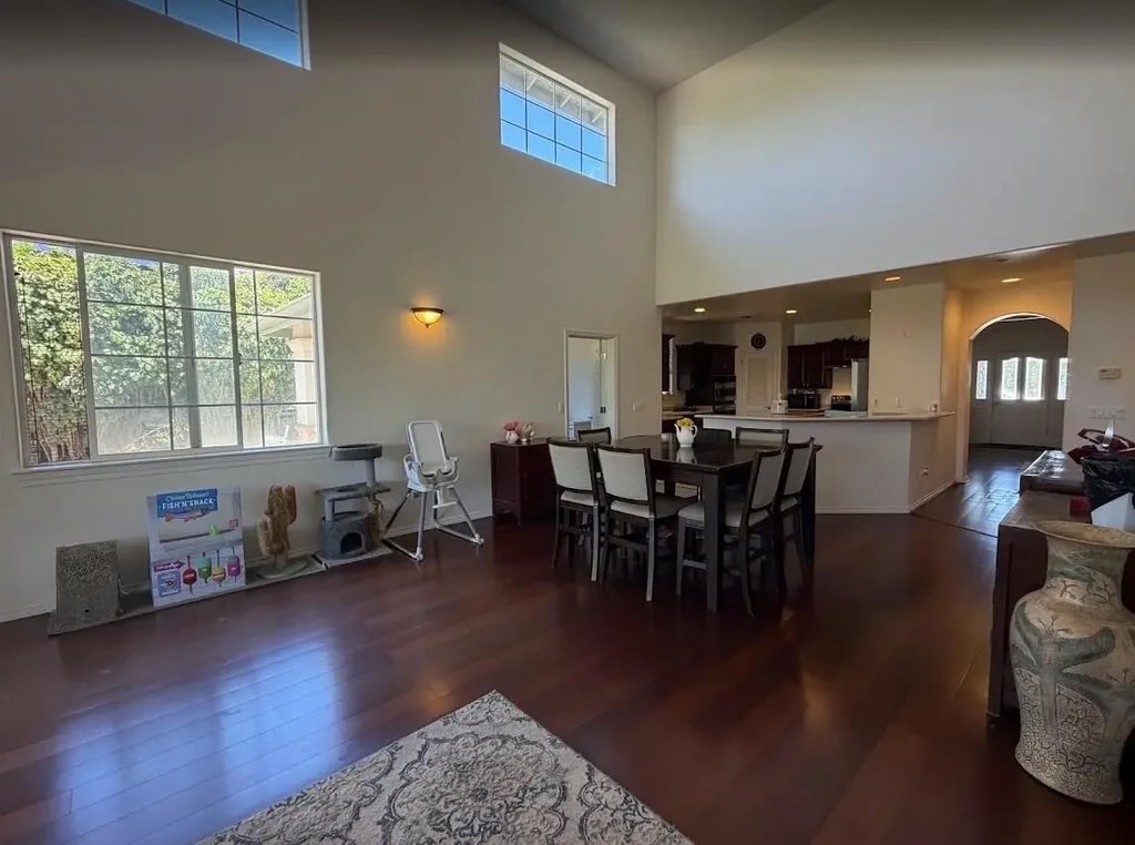 Spacious interior living area inside the six-bedroom Maui Lani home at 10 Kamaiki Circle