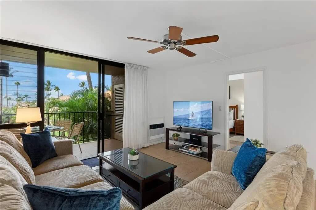 Updated Kamaole Sands 5-205 two-bedroom condo in South Kihei, Maui