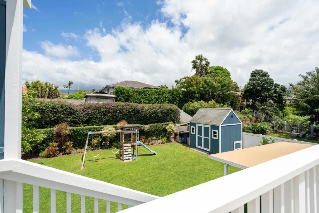 Remodeled kitchen inside the Keonekai Heights II home at 2727 Puu Hoolai St
