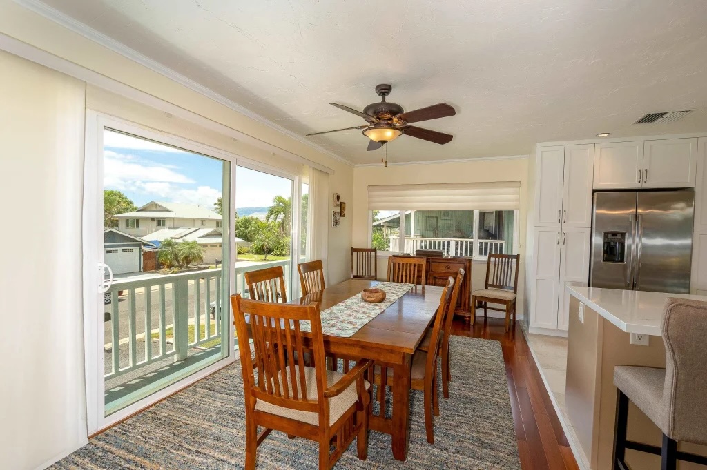 Bright living area in the Kihei home at 2727 Puu Hoolai St