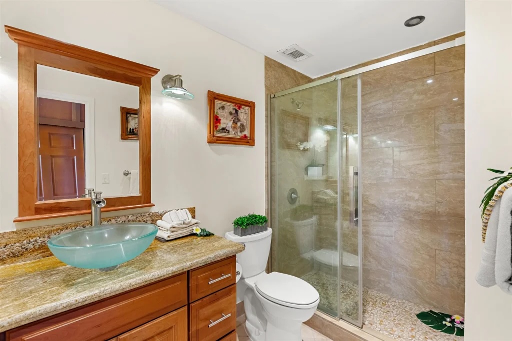 Updated kitchen and interior finishes inside Lahaina Shores Unit 635