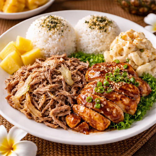 Aloha Mixed Plate restaurant in Lahaina serving classic Hawaiian plate lunches