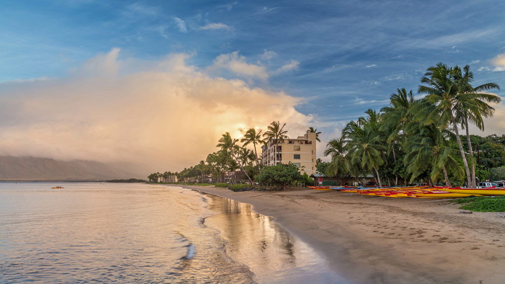 Sugar Beach in North Kihei Maui Hawaii